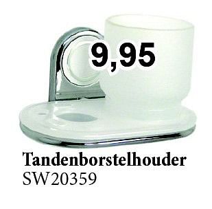 Aanbiedingen Tandenborstelhouder - Haceka - Geldig van 01/07/2014 tot 31/07/2014 bij Sanitairwinkel