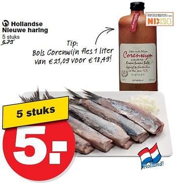 Aanbiedingen Hollandse nieuwe haring - Huismerk - Hoogvliet - Geldig van 09/07/2014 tot 15/07/2014 bij Hoogvliet