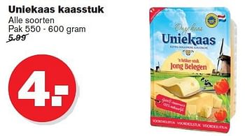Aanbiedingen Uniekaas kaasstuk - Uniekaas - Geldig van 09/07/2014 tot 15/07/2014 bij Hoogvliet