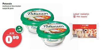 Aanbiedingen Knoflook en fijne kruiden - Paturain - Geldig van 10/07/2014 tot 16/07/2014 bij Spar