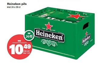 Aanbiedingen Pils - Heineken - Geldig van 10/07/2014 tot 16/07/2014 bij Spar