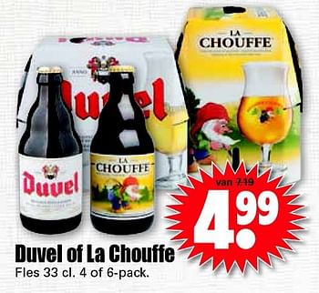 Aanbiedingen Duvel of la chouffe - Chouffe - Geldig van 10/07/2014 tot 13/07/2014 bij Lekker Doen