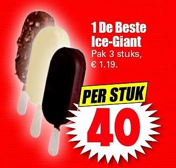 Aanbiedingen 1 de beste ice-giant - 1 de beste - Geldig van 10/07/2014 tot 13/07/2014 bij Lekker Doen