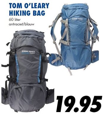 Aanbiedingen Tom o`leary hiking bag - Huismerk - Action - Geldig van 10/07/2014 tot 03/08/2014 bij Action