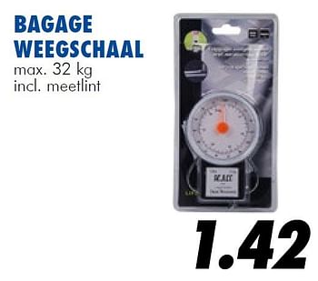 Aanbiedingen Bagage weegschaal - Huismerk - Action - Geldig van 10/07/2014 tot 03/08/2014 bij Action