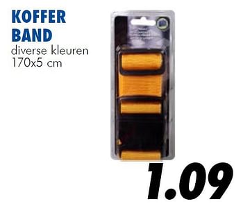 Aanbiedingen Koffer band - Huismerk - Action - Geldig van 10/07/2014 tot 03/08/2014 bij Action