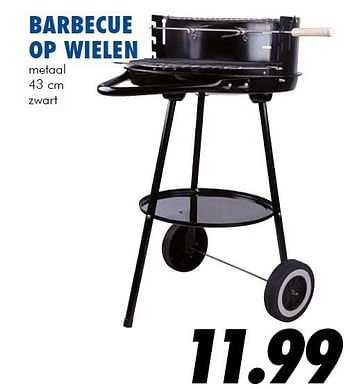 Aanbiedingen Barbecue op wielen - Huismerk - Action - Geldig van 10/07/2014 tot 03/08/2014 bij Action