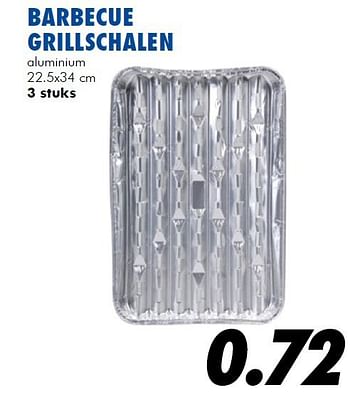 Aanbiedingen Barbecue grillschalen - Huismerk - Action - Geldig van 10/07/2014 tot 03/08/2014 bij Action