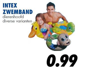 Aanbiedingen Intex zwemband - Intex - Geldig van 10/07/2014 tot 03/08/2014 bij Action