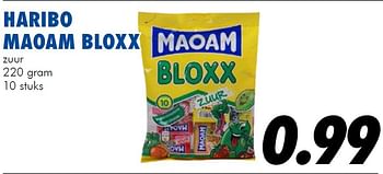 Aanbiedingen Haribo maoam bloxx - Haribo - Geldig van 10/07/2014 tot 03/08/2014 bij Action