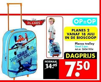 Aanbiedingen Planes trolley - Disney - Geldig van 12/07/2014 tot 27/07/2014 bij Bart Smit