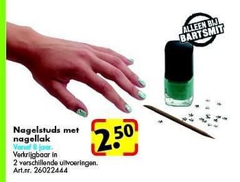 Aanbiedingen Nagelstuds met nagellak - Huismerk - Bart Smit - Geldig van 12/07/2014 tot 27/07/2014 bij Bart Smit