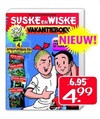Aanbiedingen Suske en wiske vakantieboek - Huismerk - Boekenvoordeel - Geldig van 12/07/2014 tot 31/08/2014 bij Boekenvoordeel