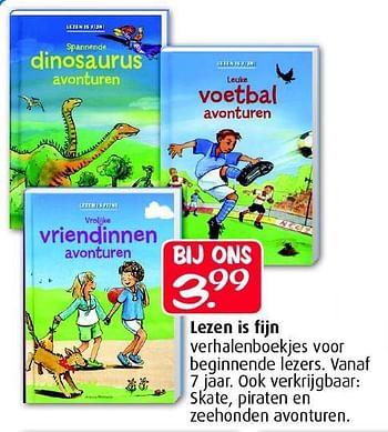 Aanbiedingen Lezen is fijn verhalenboekjes voor beginnende lezers - Huismerk - Boekenvoordeel - Geldig van 12/07/2014 tot 31/08/2014 bij Boekenvoordeel