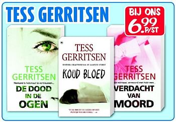 Aanbiedingen Tess gerritsen - Huismerk - Boekenvoordeel - Geldig van 12/07/2014 tot 31/08/2014 bij Boekenvoordeel