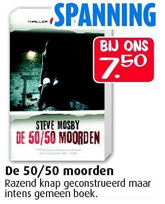 Aanbiedingen De 50-50 moorden - Huismerk - Boekenvoordeel - Geldig van 12/07/2014 tot 31/08/2014 bij Boekenvoordeel