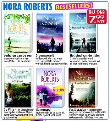 Aanbiedingen Nora roberts - Huismerk - Boekenvoordeel - Geldig van 12/07/2014 tot 31/08/2014 bij Boekenvoordeel