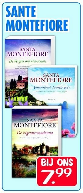 Aanbiedingen Sante montefiore - Huismerk - Boekenvoordeel - Geldig van 12/07/2014 tot 31/08/2014 bij Boekenvoordeel
