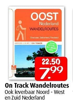 Aanbiedingen On track wandelroutes - Huismerk - Boekenvoordeel - Geldig van 12/07/2014 tot 31/08/2014 bij Boekenvoordeel