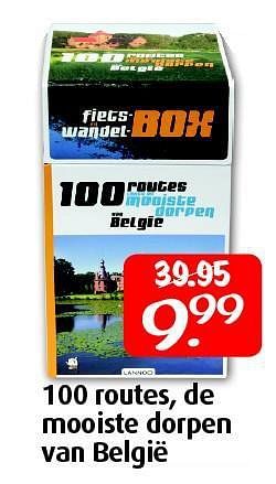 Aanbiedingen 100 routes, de mooiste dorpen van belgië - Huismerk - Boekenvoordeel - Geldig van 12/07/2014 tot 31/08/2014 bij Boekenvoordeel