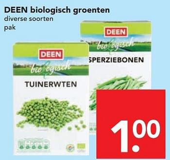 Aanbiedingen Deen biologisch groenten - Huismerk deen supermarkt - Geldig van 13/07/2014 tot 19/07/2014 bij Deen Supermarkten