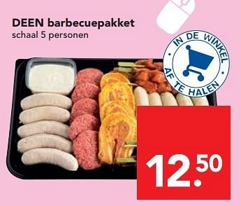 Aanbiedingen Deen barbecuepakket - Huismerk deen supermarkt - Geldig van 13/07/2014 tot 19/07/2014 bij Deen Supermarkten