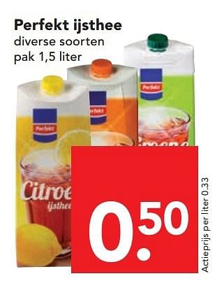 Aanbiedingen Perfekt ijsthee - Perfekt - Geldig van 13/07/2014 tot 19/07/2014 bij Deen Supermarkten