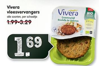 Aanbiedingen Vivera vleesvervangers - Vivera - Geldig van 13/07/2014 tot 19/07/2014 bij Em-té