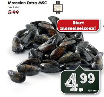 Aanbiedingen Mosselen extra msc - Huismerk - Em-té - Geldig van 13/07/2014 tot 19/07/2014 bij Em-té