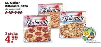 Aanbiedingen Dr. oetker ristorante pizza - Huismerk - Em-té - Geldig van 13/07/2014 tot 19/07/2014 bij Em-té