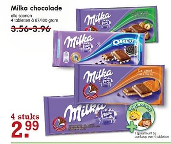 Aanbiedingen Milka chocolade - Milka - Geldig van 13/07/2014 tot 19/07/2014 bij Em-té