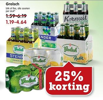 Aanbiedingen Grolsch - Grolsch - Geldig van 13/07/2014 tot 19/07/2014 bij Em-té