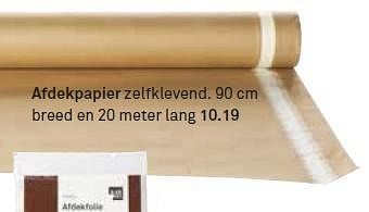 Aanbiedingen Afdekpapier zelfklevend - Huismerk Karwei - Geldig van 13/07/2014 tot 19/07/2014 bij Karwei