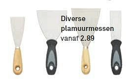 Aanbiedingen Diverse plamuurmessen - Huismerk Karwei - Geldig van 13/07/2014 tot 19/07/2014 bij Karwei