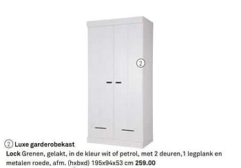 Aanbiedingen Luxe garderobekast lock - Huismerk Karwei - Geldig van 13/07/2014 tot 19/07/2014 bij Karwei