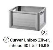 Aanbiedingen Curver unibox - Curver - Geldig van 13/07/2014 tot 19/07/2014 bij Karwei