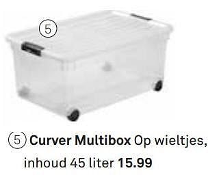 Aanbiedingen Curver multibox - Curver - Geldig van 13/07/2014 tot 19/07/2014 bij Karwei