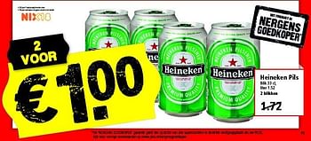 Aanbiedingen Heineken pils - Heineken - Geldig van 13/07/2014 tot 19/07/2014 bij Plus