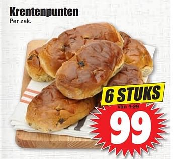 Aanbiedingen Krentenpunten - Huismerk - Dirk - Geldig van 13/07/2014 tot 19/07/2014 bij Lekker Doen