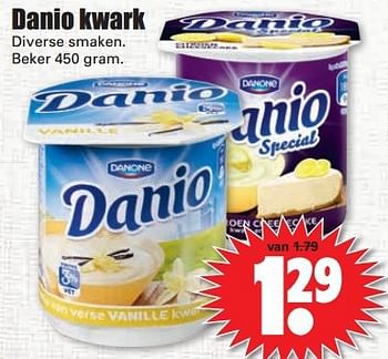 Aanbiedingen Danio kwark - Danio - Geldig van 13/07/2014 tot 19/07/2014 bij Lekker Doen