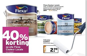 Aanbiedingen Flexa couleur locale - Flexa - Geldig van 14/07/2014 tot 20/07/2014 bij Gamma