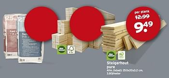 Aanbiedingen Steigerhout pure - Huismerk - Gamma - Geldig van 14/07/2014 tot 20/07/2014 bij Gamma