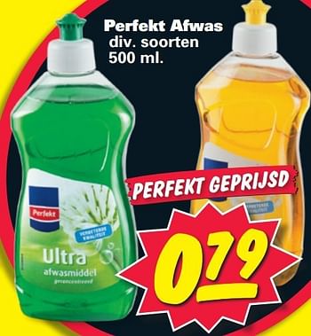 Aanbiedingen Perfekt afwas - Perfekt - Geldig van 14/07/2014 tot 20/07/2014 bij Nettorama