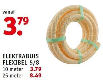 Aanbiedingen Elektrabuis flexibel 5-8 - Huismerk - Fixet - Geldig van 14/07/2014 tot 21/07/2014 bij Fixet