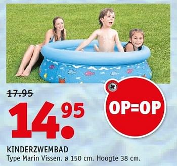 Aanbiedingen Kinderzwembad - Huismerk - Fixet - Geldig van 14/07/2014 tot 21/07/2014 bij Fixet