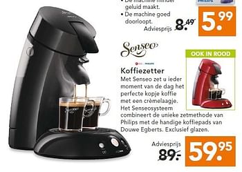 Aanbiedingen Koffiezetter - Philips - Geldig van 14/07/2014 tot 23/07/2014 bij Blokker
