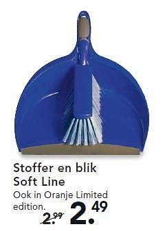 Aanbiedingen Stoffer en blik soft line - Handy - Geldig van 14/07/2014 tot 23/07/2014 bij Blokker