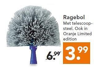 Aanbiedingen Ragebol met telescoopsteel. ook in oranje limited edition - Handy - Geldig van 14/07/2014 tot 23/07/2014 bij Blokker