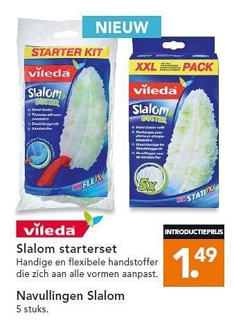 Aanbiedingen Slalom starterset - Vileda - Geldig van 14/07/2014 tot 23/07/2014 bij Blokker
