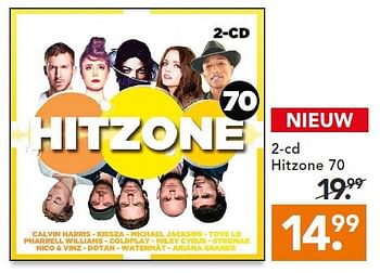 Aanbiedingen 2-cd hitzone 70 - Huismerk - Blokker - Geldig van 14/07/2014 tot 23/07/2014 bij Blokker